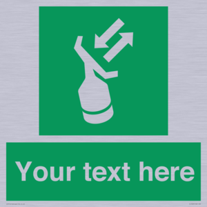 Custom sign safe condition Search and rescue transponder